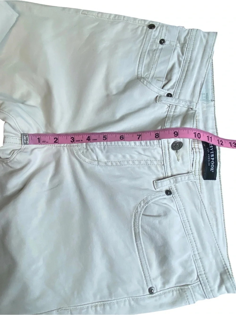Liverpool Kingston Sand Modern Straight Pants Men’s Size 32 X 29 1/2”